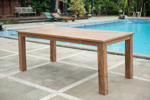 Teakholz Gartentisch 200 x 100 cm - Souren Furniture (CH)