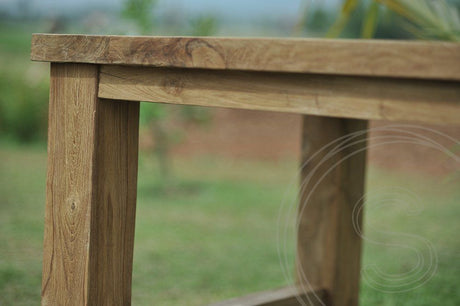 Teakholz Gartentisch 200x100 Mammut - Souren Furniture (CH)