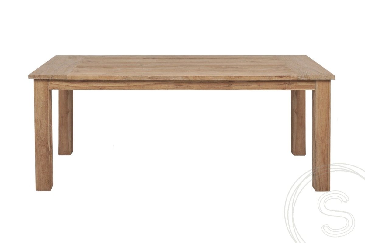 Teakholz Gartentisch 220 x 100 cm - Souren Furniture (CH)