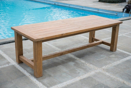 Teakholz Gartentisch 250x100 Mammut - Souren Furniture (CH)