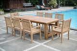 Teakholz Gartentisch 250x100 Mammut - Souren Furniture (CH)