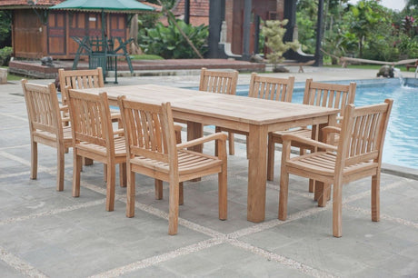 Teakholz Gartentisch 260x100 cm - Souren Furniture (CH)