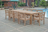 Teakholz Gartentisch 280 x 100 cm - Souren Furniture (CH)
