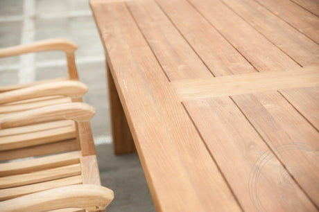 Teakholz Gartentisch 300x100 Mammut - Souren Furniture (CH)