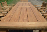 Teakholz Gartentisch 300x100 Mammut - Souren Furniture (CH)