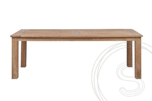 Teakholz Gartentisch 300x120 cm - Souren Furniture (CH)