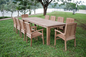 Teakholz Gartentisch 300x120 cm - Souren Furniture (CH)