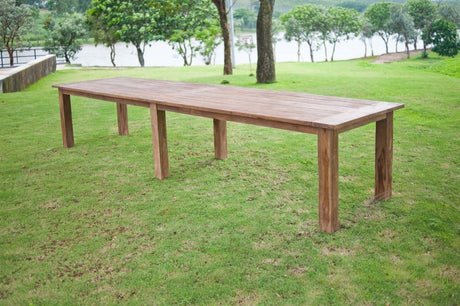 Teakholz Gartentisch 400 x 100 - Souren Furniture (CH)