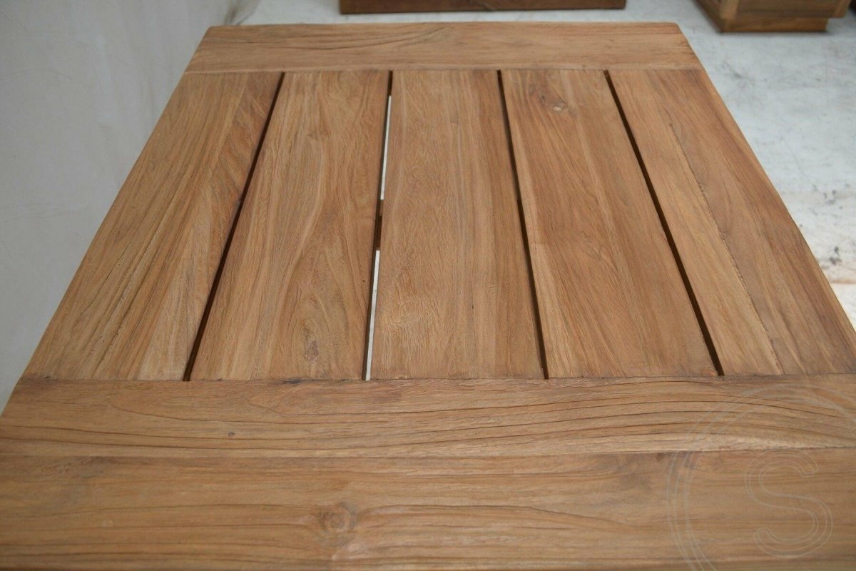 Teakholz Gartentisch 90 x 90 cm - Souren Furniture (CH)