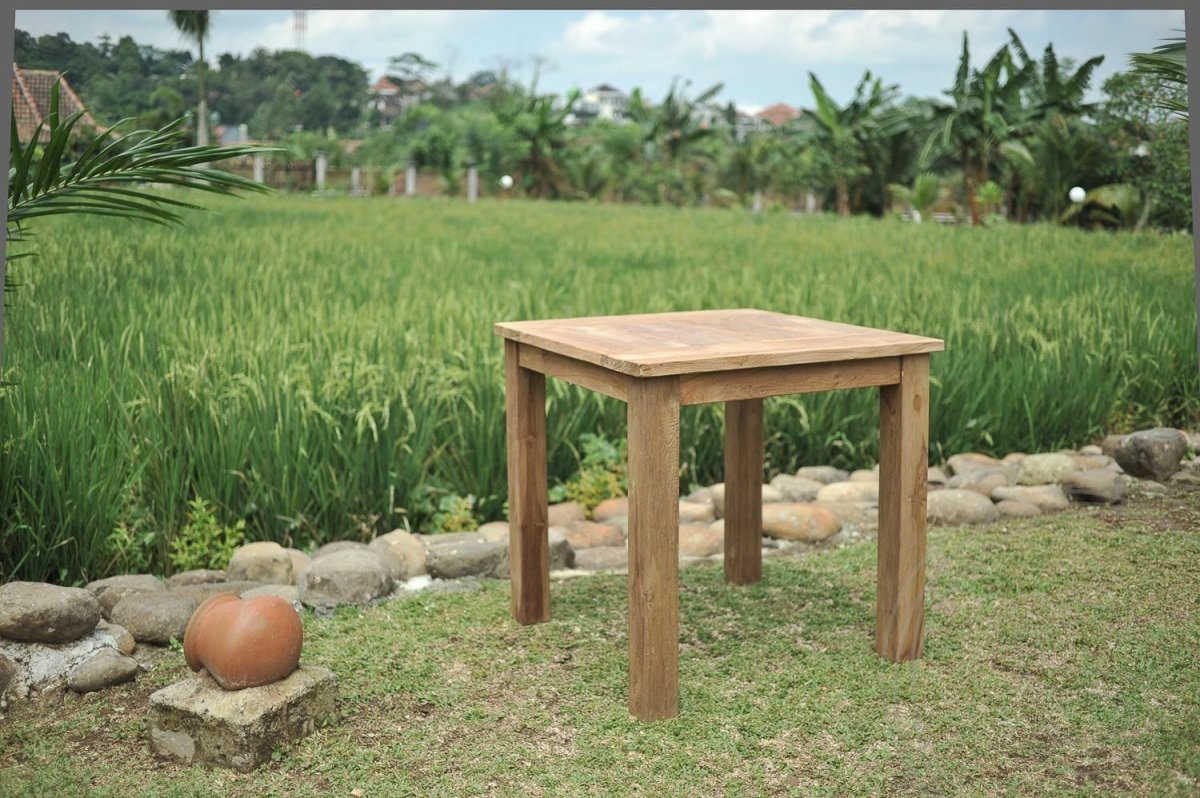 Teakholz Gartentisch 90 x 90 cm - Souren Furniture (CH)
