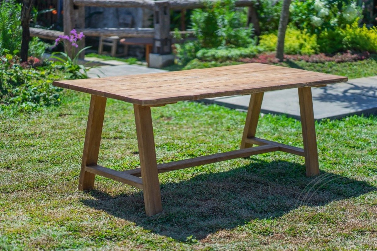 Teakholz Gartentisch Java 200 x 100 - Souren Furniture (CH)