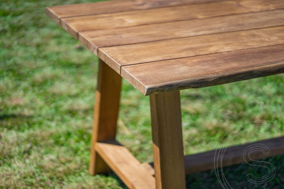 Teakholz Gartentisch Java 200 x 100 - Souren Furniture (CH)