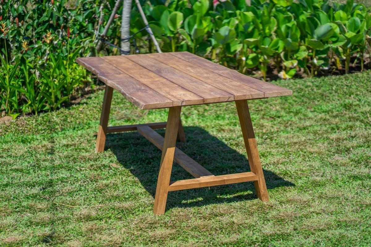 Teakholz Gartentisch Java 220 x 100 - Souren Furniture (CH)