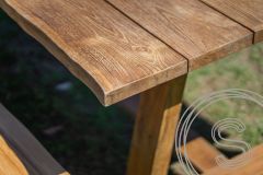 Teakholz Gartentisch Java 220 x 100 - Souren Furniture (CH)
