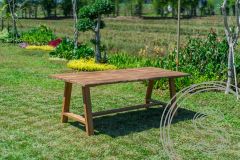 Teakholz Gartentisch Java 220 x 100 - Souren Furniture (CH)