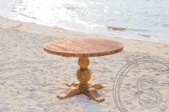 Teakholz Gartentisch rund 120 cm Classic - Souren Furniture (CH)