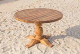 Teakholz Gartentisch rund 120 cm Classic - Souren Furniture (CH)