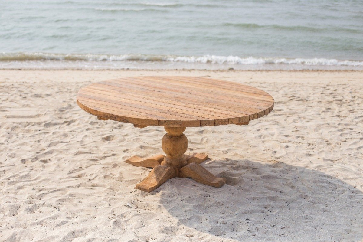 Teakholz Gartentisch rund 180 cm Classic - Souren Furniture (CH)