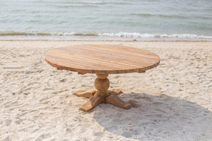Teakholz Gartentisch rund 180 cm Classic - Souren Furniture (CH)