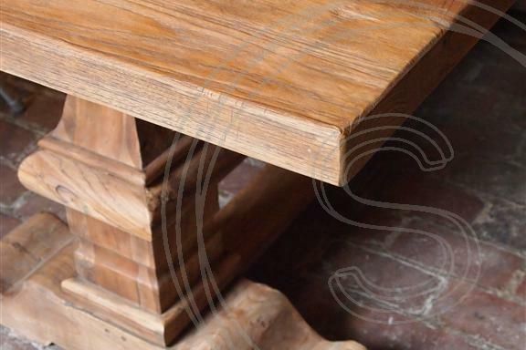 Teakholz Klostertisch 200x100 - Souren Furniture (CH)