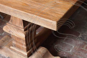 Teakholz Klostertisch 200x100 - Souren Furniture (CH)