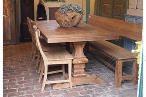 Teakholz Klostertisch 200x100 - Souren Furniture (CH)