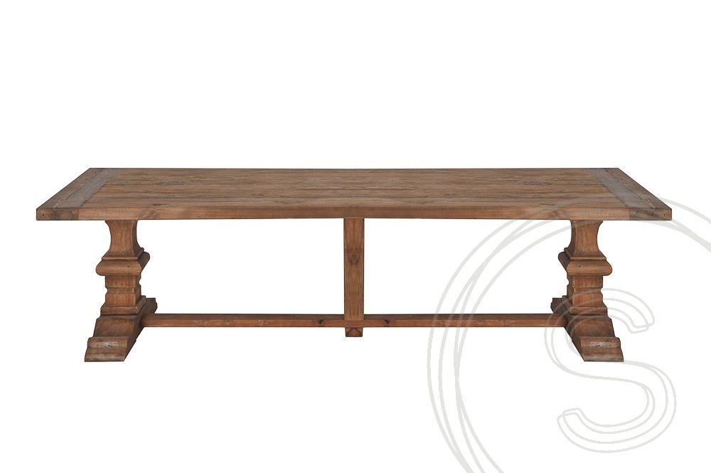 Teakholz Klostertisch 280x100 - Souren Furniture (CH)
