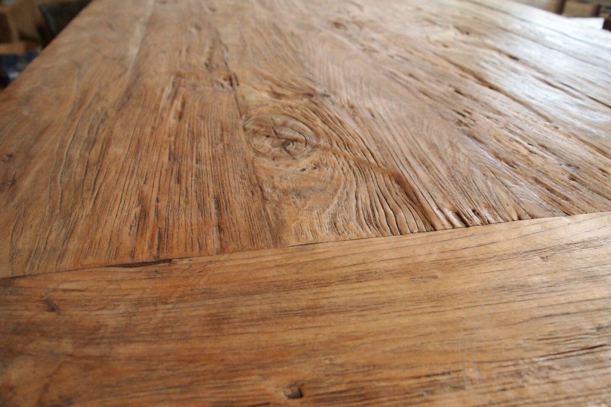 Teakholz Klostertisch 300x100 - Souren Furniture (CH)