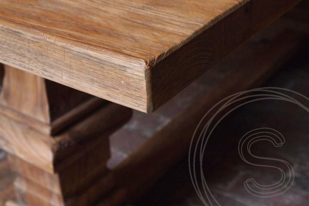 Teakholz Klostertisch 300x100 - Souren Furniture (CH)