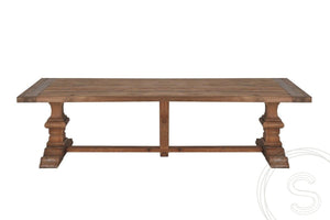 Teakholz Klostertisch 300x100 - Souren Furniture (CH)