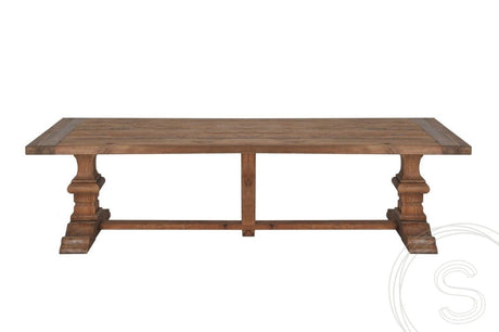Teakholz Klostertisch 300x100 - Souren Furniture (CH)