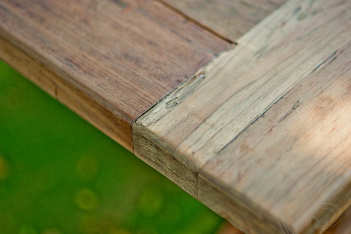 Teakholz Klostertisch Gartentisch 250 x 100 - Souren Furniture (CH)