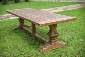 Teakholz Klostertisch Gartentisch 300 x 100 - Souren Furniture (CH)