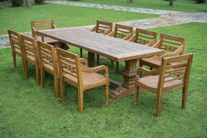 Teakholz Klostertisch Gartentisch 350 x 120 - Souren Furniture (CH)