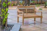 Teakholz Lounge Gartenbank 120cm XL - Souren Furniture (CH)