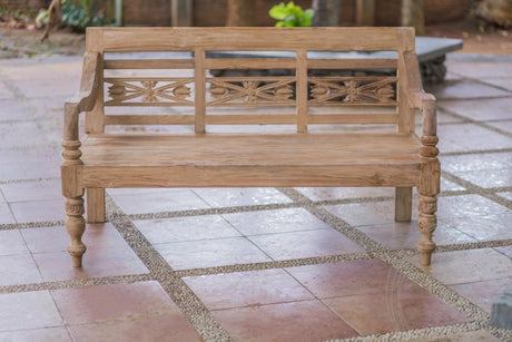 Teakholz Lounge Gartenbank 160cm XL - Souren Furniture (CH)