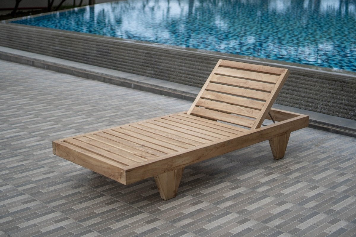 Teakholz Lounger Algarve - Souren Furniture (CH)
