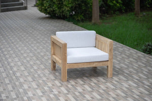 Teakholz Loungesessel Algarve - Souren Furniture (CH)