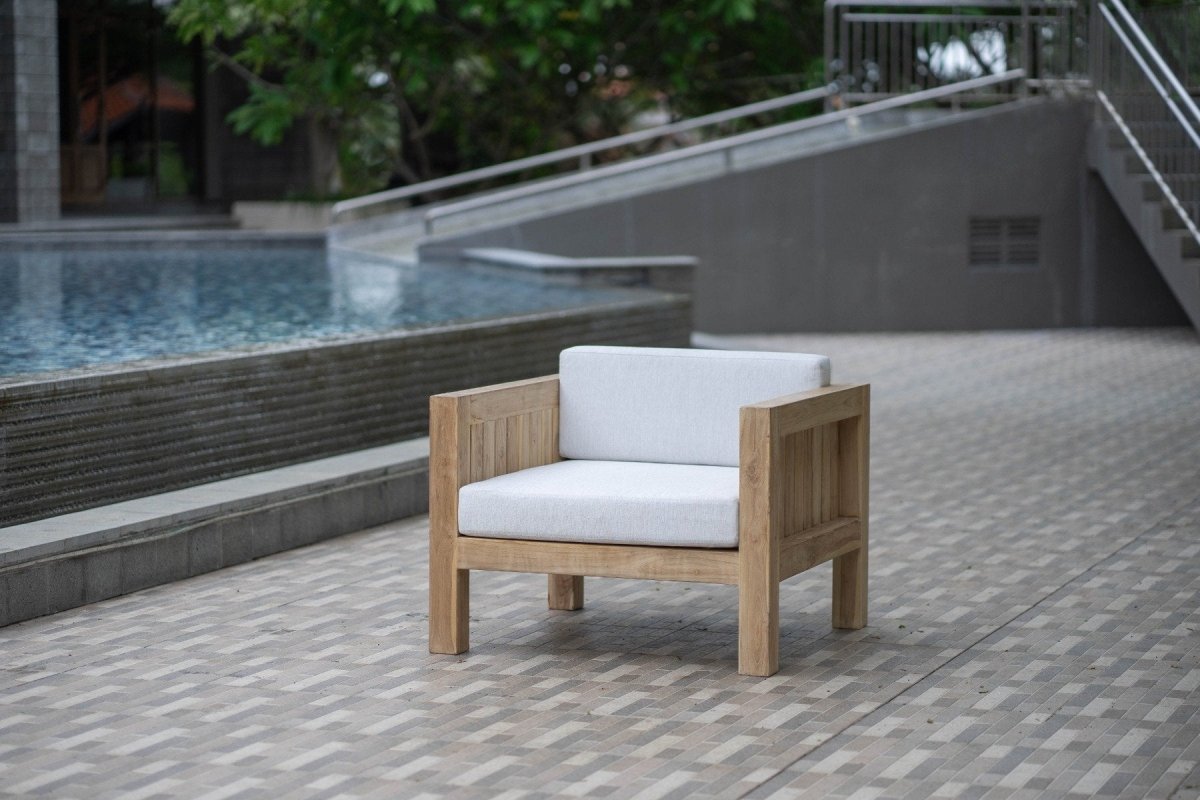 Teakholz Loungesessel Algarve - Souren Furniture (CH)