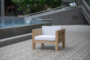 Teakholz Loungesessel Algarve - Souren Furniture (CH)