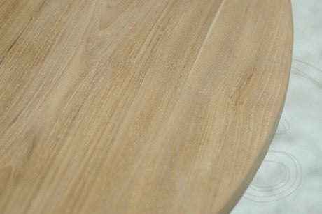 Teakholz Runder Tisch 120 cm - Souren Furniture (CH)