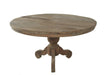 Teakholz Runder Tisch 120cm Altholz - Souren Furniture (CH)