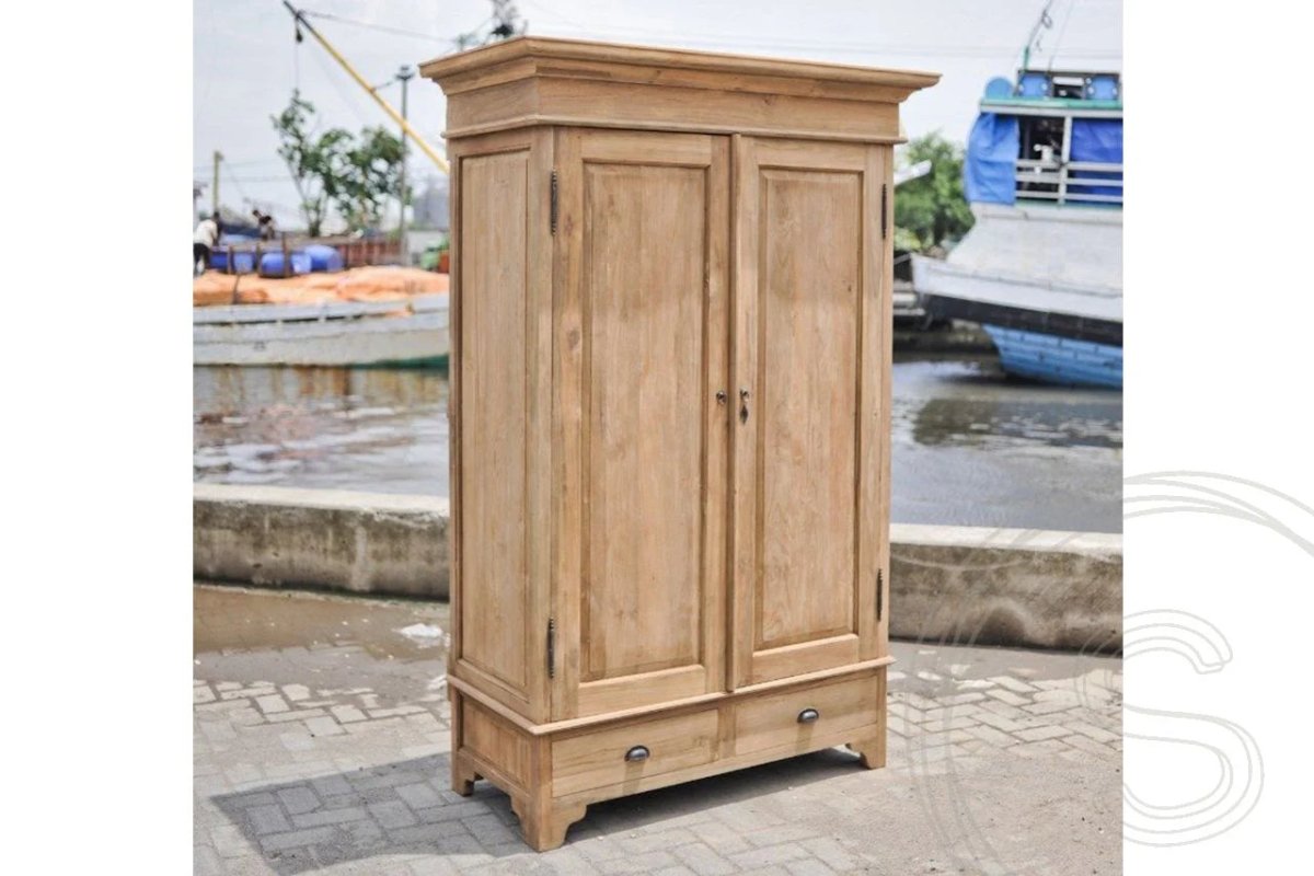Teakholz Schrank 100 cm - Souren Furniture (CH)