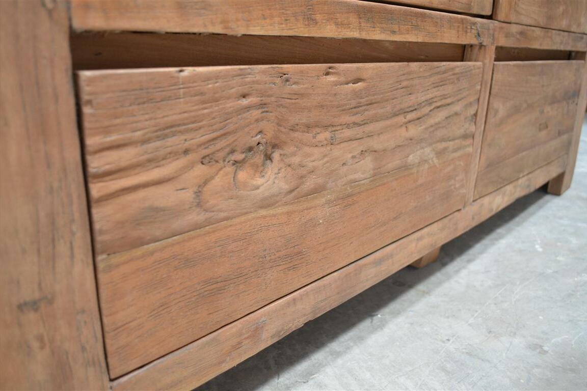 Teakholz Schrank 130 cm Altholz - Souren Furniture (CH)