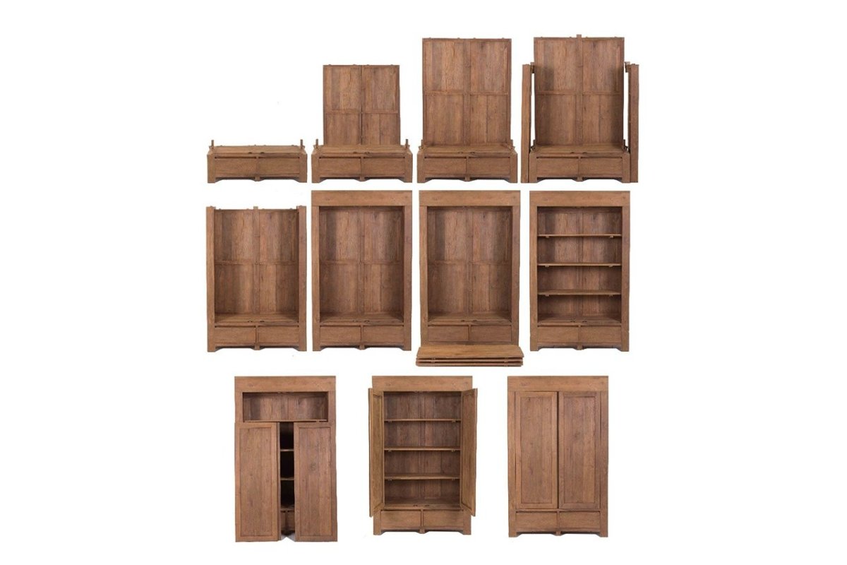 Teakholz Schrank 130cm - Souren Furniture (CH)