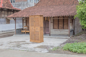Teakholz Schuhschrank Lombok - Souren Furniture (CH)
