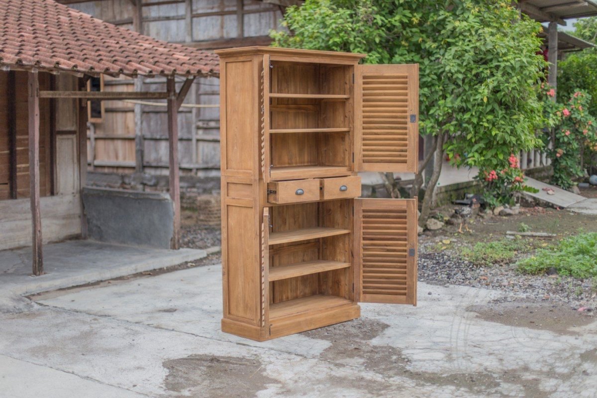 Teakholz Schuhschrank Lombok - Souren Furniture (CH)