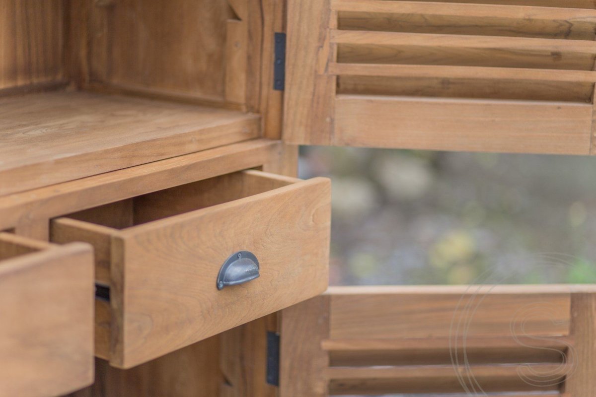 Teakholz Schuhschrank Lombok - Souren Furniture (CH)