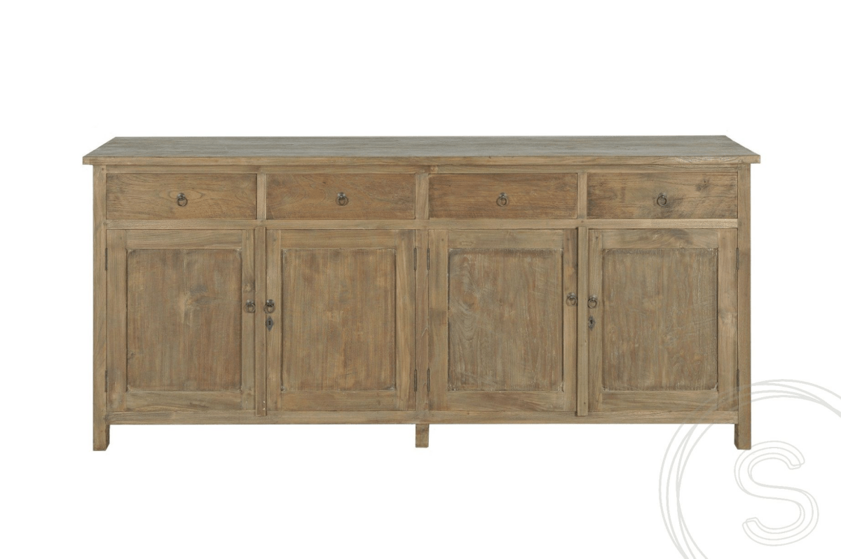 Teakholz Sideboard 200cm Alt Holz - Souren Furniture (CH)