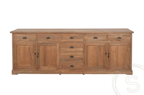 Teakholz Sideboard 250cm XL - Souren Furniture (CH)